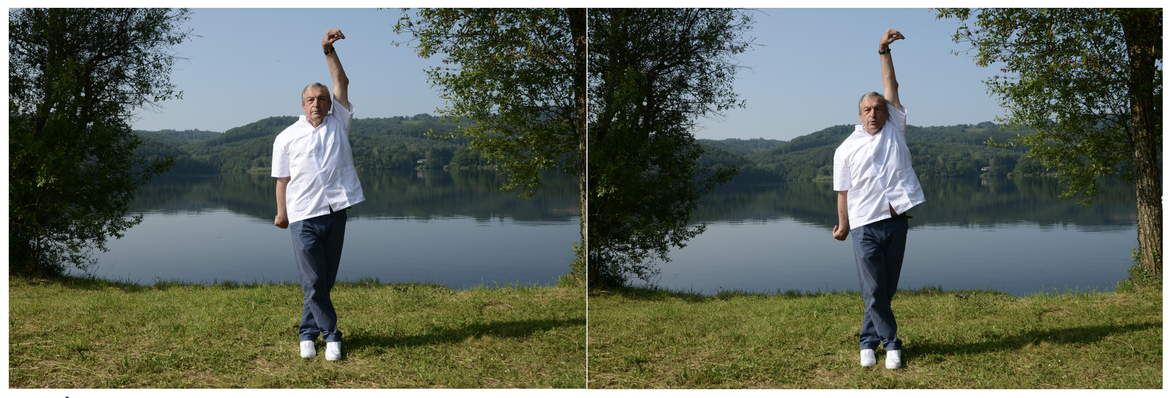 Figure 5 : Étirement axial en flexion des mains